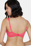 Zivame Wildberry Fling Double Layered Non Wired 3/4Th Coverage Bra - Rouge Red — thumbnail 2